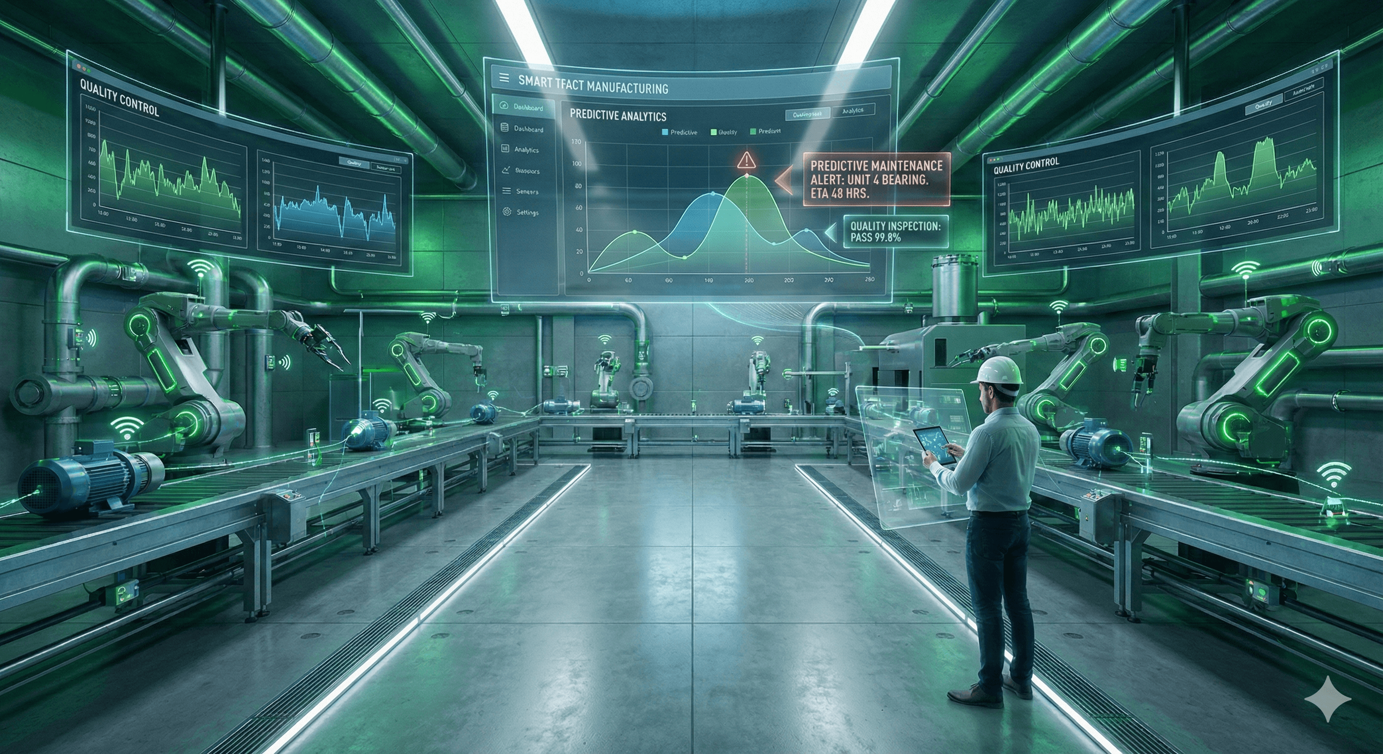 Predictive AI Reduces Manufacturing Downtime by 81%